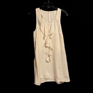 Renee C White Sleeveless Blouse